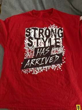 WWE NXT Shinsuke Nakamura Strong Style Has Arrived Red T-Shirt Size 2X